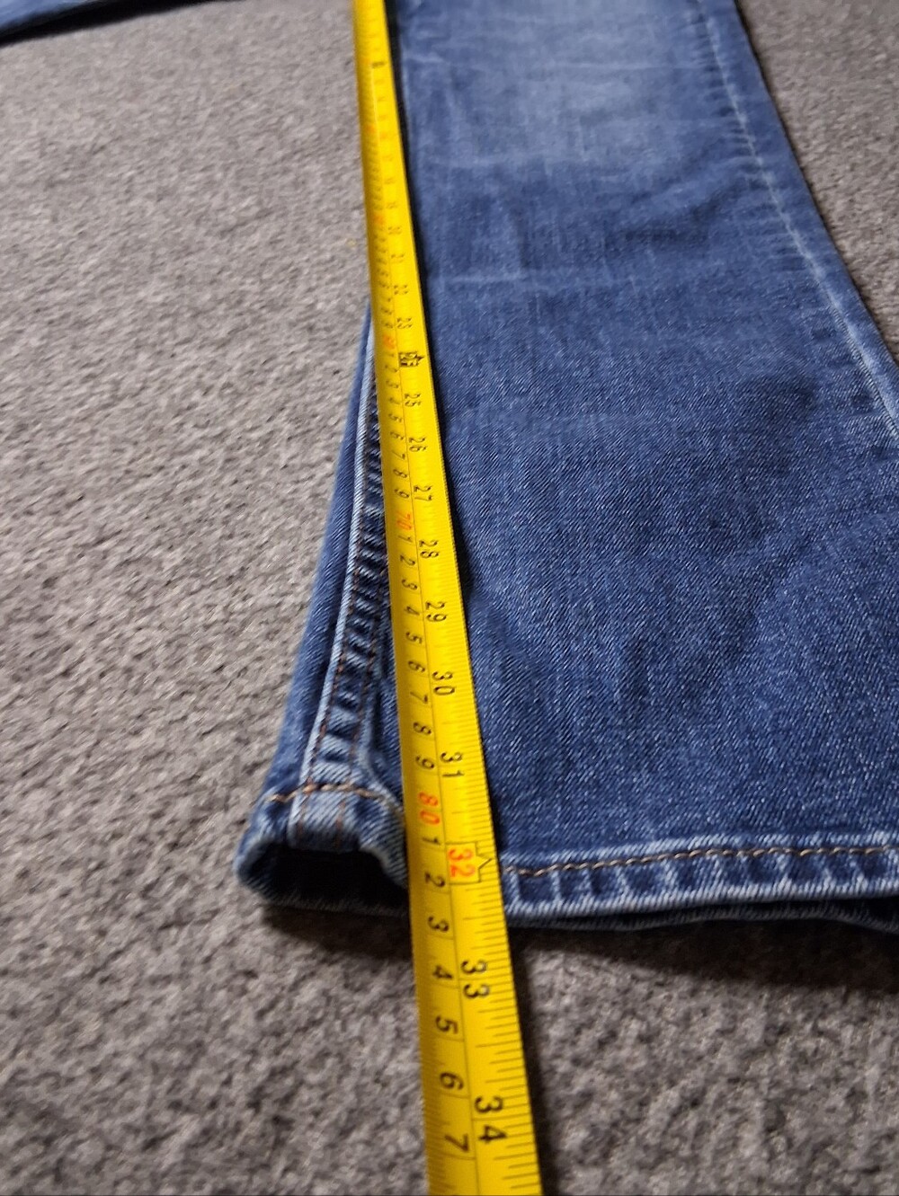 Hollister Mens Blue Epic Flex Stretch Slim Straight Jeans 29x34 - Picture 6 of 12